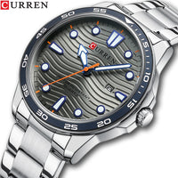 CURREN Luxury Stainless Steel Quartz Watch - jackandjillsonlineshop