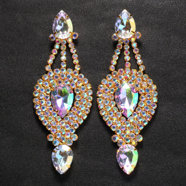 Rhinestone Crystal Dangle Earrings - jackandjillsonlineshop