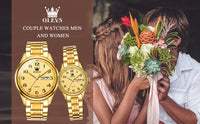 OLEVS Couple Quartz Watches - jackandjillsonlineshop