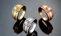 Gold/Rose Gold/Platinum Color Cubic Zirconia Ring - jackandjillsonlineshop